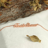 Personalized Stainless Steel Name Anklet Silver Leg Foot Chain Jewelry