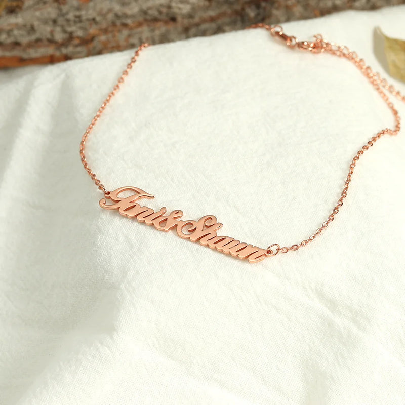 Personalized Stainless Steel Name Anklet Silver Leg Foot Chain Jewelry