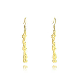 Custom Name Drop Earrings for Women