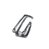 Hollow Rectangle Geometric Ear Clips for Women Girls Pearls Earrings