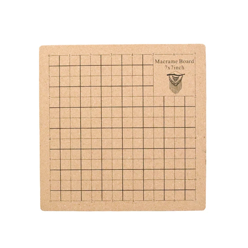 Macrame Board DIY Woolen Yarn Rope Braided Cork Board Handcraft Knitting