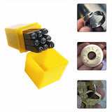 Numbers Alphabets Printing Tool DIY Craft Embossing Stamp For Leather