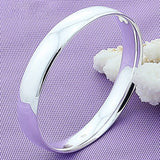 925 Sterling Silver 10mm Bracelet Bangle Wedding Party Jewelry