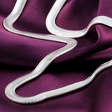 925 Sterling Silver 6MM Snake Chain Necklace For Men Wedding