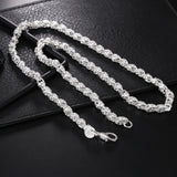 925 Silver 20/24 Inch 5MM Dragon Head Chain Necklace For Party Wedding Gift