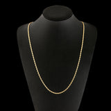 925 Sterling Silver 2MM 16-30 Inch Side Chain Necklace