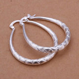 925 Stamp Silver Wedding Hook High Earring Jewelry