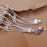Silver Beads Bracelet for Women