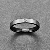 Tungsten Carbide Rings Brushed Finish Wedding Band Sets Size 7-14
