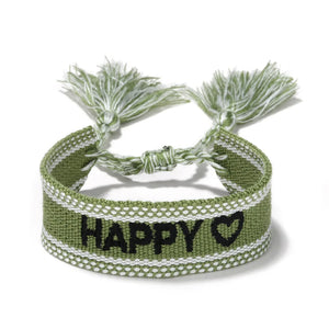 Embroidery Female Bracelet Woven Hand Rope Tassel Ribbon Embroidery Jewelry