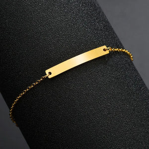 NUOBING Customizable Baby Name Bracelet