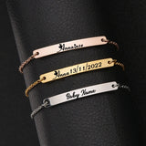 NUOBING Customizable Baby Name Bracelet