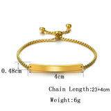 NUOBING Adjustable Engraving Name Bracelet Couple Bangles