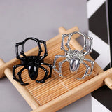 Gothic Punk Style Spider Finger Rings for Women Men Adjustable Ring