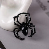 Gothic Punk Style Spider Finger Rings for Women Men Adjustable Ring