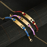 Personalized Engraved Kids Bracelet Stainless Steel Jewelry