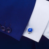 NVT Football Helmet Cufflinks For Mens French Shirt Enamel Sports Cuff Buttons