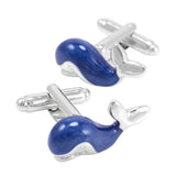 NVT Funny Whale Cufflinks For Mens French Shirt