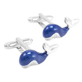 NVT Funny Whale Cufflinks For Mens French Shirt
