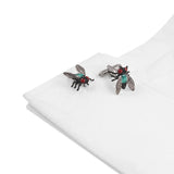 Colorful Metal Insect Flies Cufflinks For Mens French Shirt