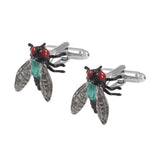 Colorful Metal Insect Flies Cufflinks For Mens French Shirt