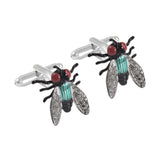 Colorful Metal Insect Flies Cufflinks For Mens French Shirt