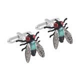 Colorful Metal Insect Flies Cufflinks For Mens French Shirt