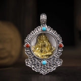 NY's Chinese Zodiac Guardian God Buddha Gawu Box Necklace Pendant