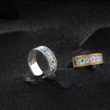 Drop Glaze Presbyopia Ring for Women, Adjustable and Versatile