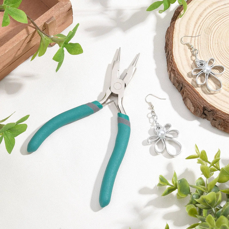 Precision Jewelry Pliers - Long Nose, Non-Slip Handles