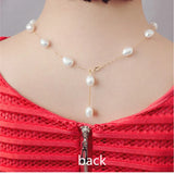 925 Sterling Silver Baroque Pearl Necklace Pendant