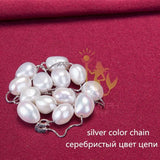 925 Sterling Silver Baroque Pearl Necklace Pendant