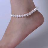 Baroque Pearl Anklets Freshwater Pearl Jewelry 8-9mm Gift For Party
