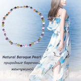 Baroque Pearl Necklace Real Freshwater Choker Necklace