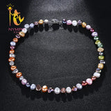 Baroque Pearl Necklace Real Freshwater Choker Necklace