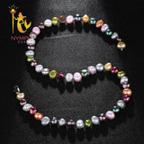 Baroque Pearl Necklace Real Freshwater Choker Necklace