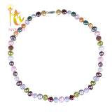 Baroque Pearl Necklace Real Freshwater Choker Necklace