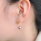 G18k Earring Hook Pearl Au750 Empty Holder
