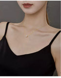 DIY Real 18k Pearl Pendant Au750 Gift Lady