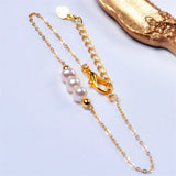 Natural Freshwater Pearl Bracelet 5-6mm Fine Jewelry Gift For Women