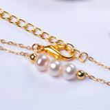 Natural Freshwater Pearl Bracelet 5-6mm Fine Jewelry Gift For Women