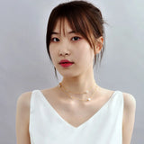 Natural Freshwater Pearl Glasses Chain 14K Injection Chain for Women