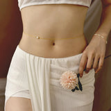 Natural Freshwater Pearl Retro Waist Chain for Women