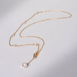 Freshwater Pearl Necklace Choker Fine Jewelry Party Gift For Women
