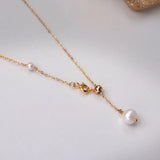 Freshwater Pearl Necklace Choker Fine Jewelry Party Gift For Women