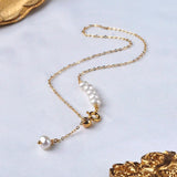 Freshwater Pearl Anklet 14K Filled Chain Fine Jewelry