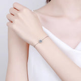 Moissanite Diamond Bracelet 925 Silver 1.0 Carats D Women Engagement Gift