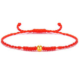 18K Yellow Gold Bracelet for Women's Wedding Gift B517