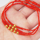 18K Yellow Gold Bracelet for Women's Wedding Gift B517