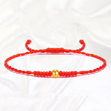 18K Yellow Gold Bracelet for Women's Wedding Gift B517